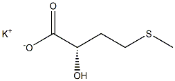 (S)-2-Hydroxy-4-(methylthio)butanoic acid potassium salt Structure