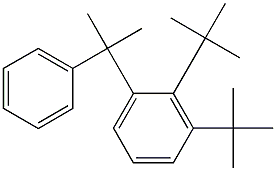 2-(2,3-Di-tert-butylphenyl)-2-phenylpropane Structure