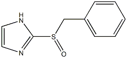 2-Benzylsulfinyl-1H-imidazole 구조식 이미지