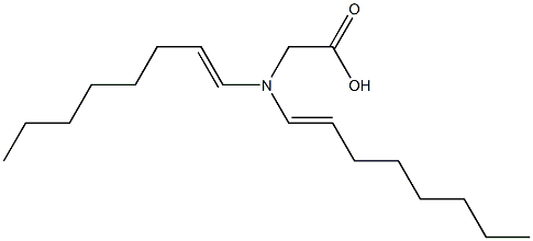 N,N-Di(1-octenyl)glycine Structure