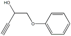 4-Phenoxy-1-butyn-3-ol Structure