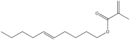 Methacrylic acid (5-decenyl) ester 구조식 이미지