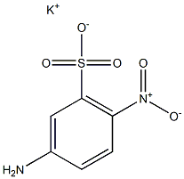 3-Amino-6-nitrobenzenesulfonic acid potassium salt Structure