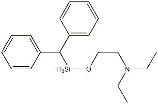 N,N-Diethyl-2-(diphenylmethylsiloxy)ethanamine 구조식 이미지