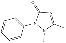 2-Phenyl-1,5-dimethyl-1,2-dihydro-3H-1,2,4-triazol-3-one Structure