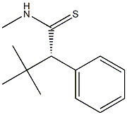 [S,(+)]-N,3,3-Trimethyl-2-phenylthiobutyramide 구조식 이미지