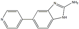 5-(4-Pyridyl)-1H-benzimidazol-2-amine Structure