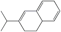 1,2,6,8a-Tetrahydro-3-isopropylnaphthalene 구조식 이미지