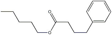 4-Phenylbutanoic acid pentyl ester 구조식 이미지