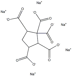 1,1,2,3,5-Cyclopentanepentacarboxylic acid pentasodium salt Structure