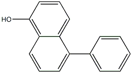 5-Phenyl-1-naphthol 구조식 이미지