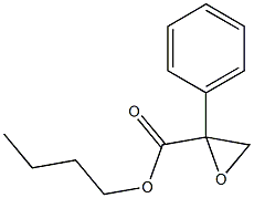 2-Phenyloxirane-2-carboxylic acid butyl ester 구조식 이미지