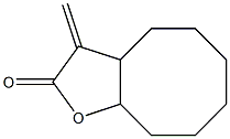 3-Methylenedecahydrocycloocta[b]furan-2-one Structure