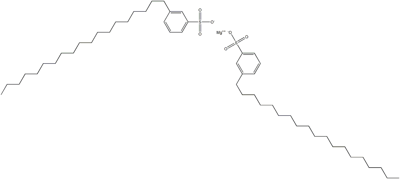 Bis(3-nonadecylbenzenesulfonic acid)magnesium salt 구조식 이미지