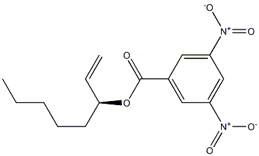 (+)-3,5-Dinitrobenzoic acid (S)-1-octene-3-yl ester Structure