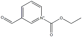 1-(Ethoxycarbonyl)-3-formylpyridin-1-ium Structure