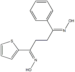 1-(2-Thienyl)-4-phenylbutane-1,4-dione dioxime Structure