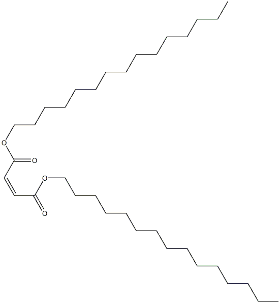 Maleic acid dipentadecyl ester Structure