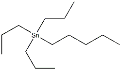 Tripropylpentyltin(IV) 구조식 이미지