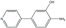 2-Amino-5-(4-pyridyl)phenol Structure