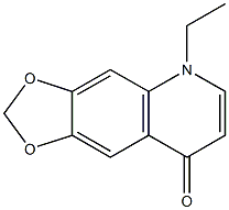 5-Ethyl-1,3-dioxolo[4,5-g]quinolin-8(5H)-one Structure