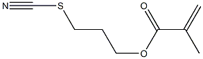 Methacrylic acid 3-thiocyanatopropyl ester 구조식 이미지