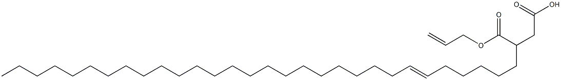 3-(6-Triacontenyl)succinic acid 1-hydrogen 4-allyl ester Structure