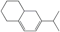 1,2,3,4,4a,5-Hexahydro-6-isopropylnaphthalene Structure