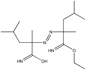 2,2'-Azobis(2,4-dimethylpentanimidic acid ethyl) ester 구조식 이미지