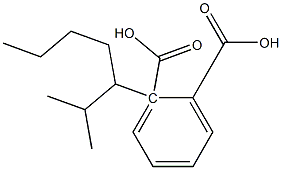 (+)-Phthalic acid hydrogen 1-[(R)-1-isopropylpentyl] ester 구조식 이미지