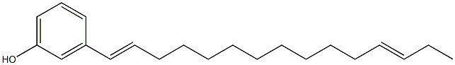 3-(1,12-Pentadecadienyl)phenol Structure