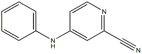 4-(Phenylamino)pyridine-2-carbonitrile 구조식 이미지