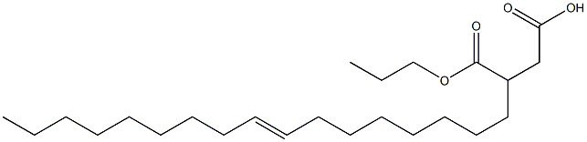 3-(8-Heptadecenyl)succinic acid 1-hydrogen 4-propyl ester Structure