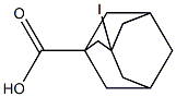 3-Iodo-1-adamantanecarboxylic acid Structure