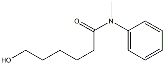 6-Hydroxy-N-methyl-N-phenylhexanamide Structure