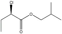 [R,(+)]-2-Chlorobutyric acid isobutyl ester Structure