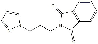 2-[3-(1H-Pyrazol-1-yl)propyl]-2H-isoindole-1,3-dione Structure