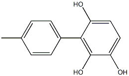 3-(4-Methylphenyl)benzene-1,2,4-triol Structure