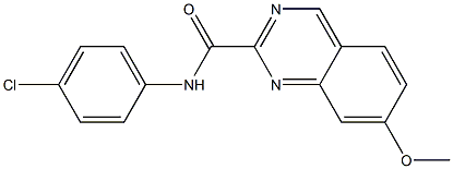 N-(4-Chlorophenyl)-7-methoxyquinazoline-2-carboxamide Structure