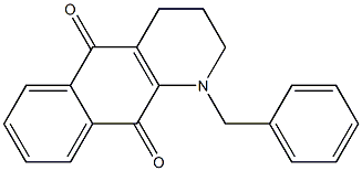 1,2,3,4-Tetrahydro-1-benzylbenzo[g]quinoline-5,10-dione 구조식 이미지