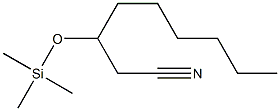 3-(Trimethylsilyloxy)nonanenitrile Structure