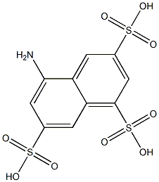 5-Amino-1,3,7-naphthalenetrisulfonic acid Structure