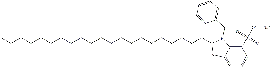 1-Benzyl-2,3-dihydro-2-henicosyl-1H-benzimidazole-7-sulfonic acid sodium salt 구조식 이미지