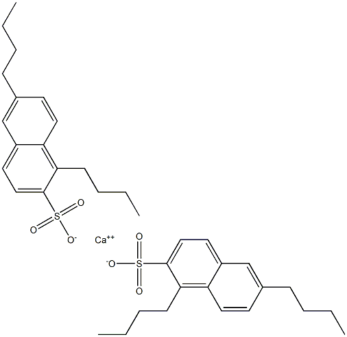 Bis(1,6-dibutyl-2-naphthalenesulfonic acid)calcium salt 구조식 이미지