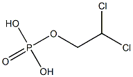 Phosphoric acid dihydrogen (2,2-dichloroethyl) ester Structure