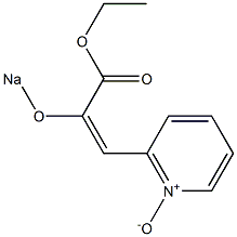 2-(2-Ethoxycarbonyl-2-sodiooxyvinyl)pyridine 1-oxide Structure