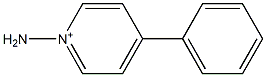 1-Amino-4-phenylpyridinium 구조식 이미지