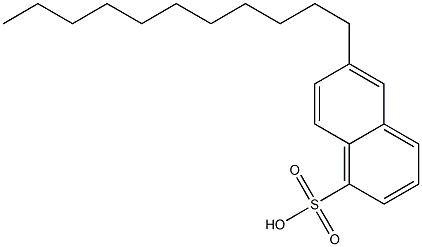 6-Undecyl-1-naphthalenesulfonic acid Structure