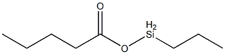Pentanoic acid propylsilyl ester Structure