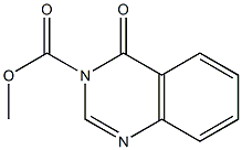 4-Oxoquinazoline-3(4H)-carboxylic acid methyl ester 구조식 이미지